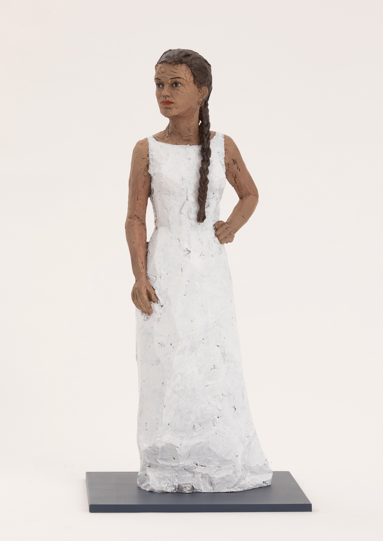 Frau im wei�en Kleid